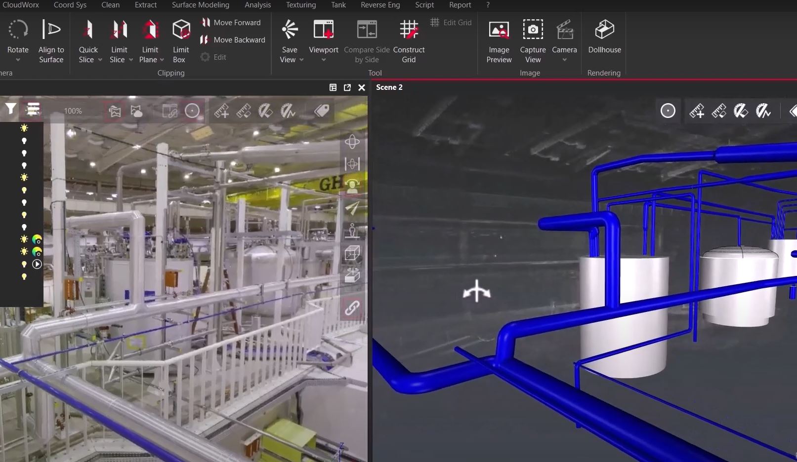 Scan to Pipe of Facilities